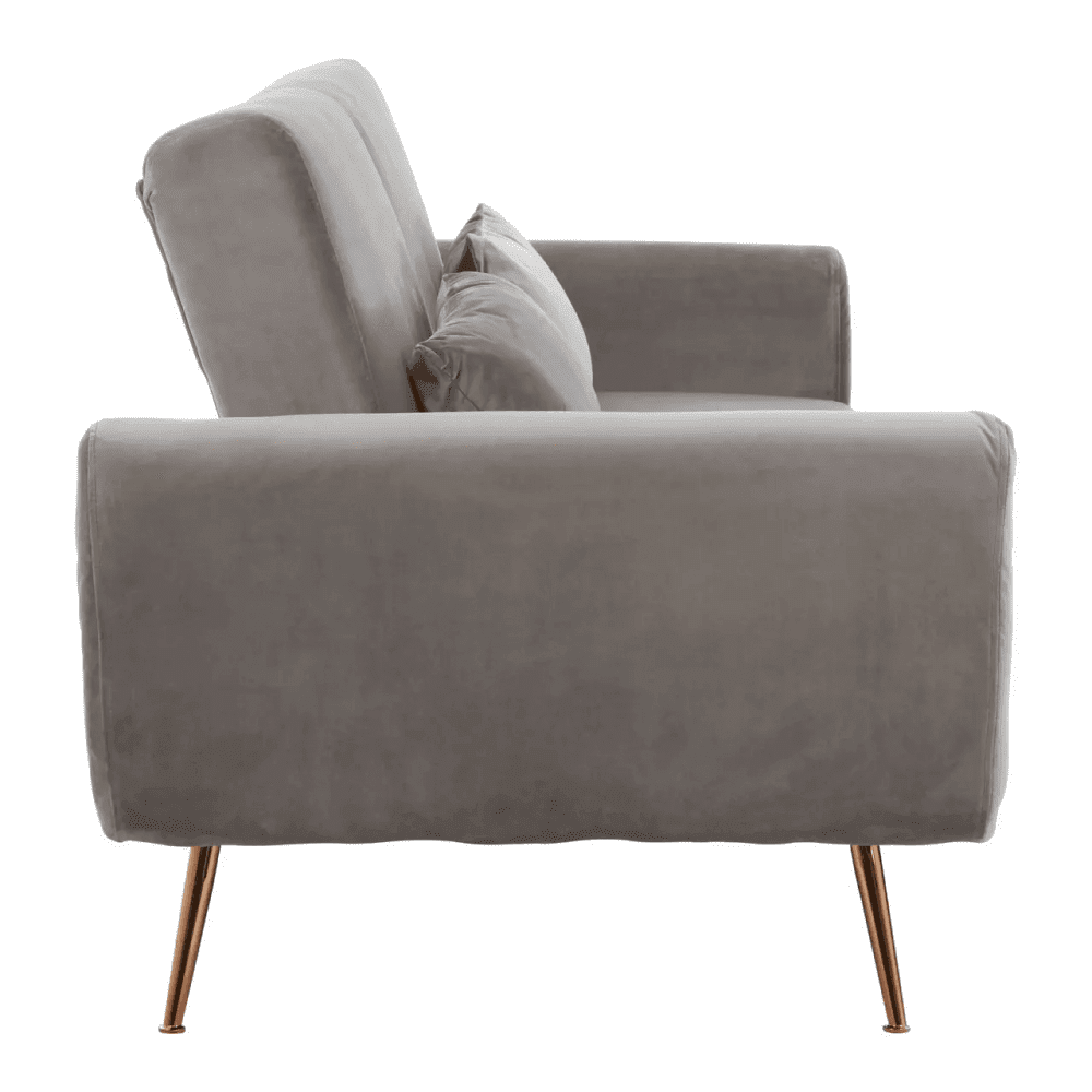 Sydney Grey Velvet Sofa Bed