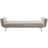 Sydney Grey Velvet Sofa Bed