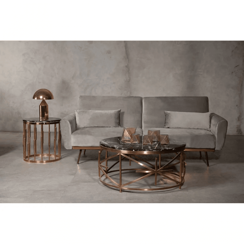 Sydney Grey Velvet Sofa Bed