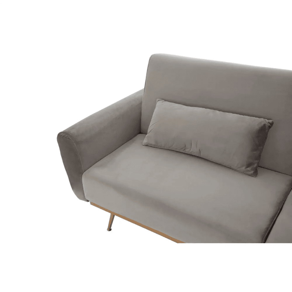 Sydney Grey Velvet Sofa Bed