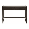 Lancaster Two Drawer Black Finish Desk
