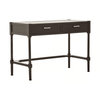 Lancaster Two Drawer Black Finish Desk