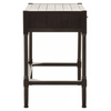 Lancaster Two Drawer Black Finish Desk