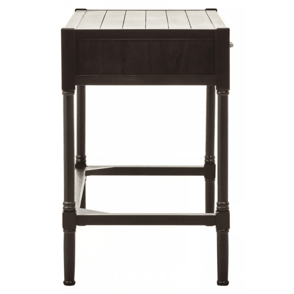 Lancaster Two Drawer Black Finish Desk