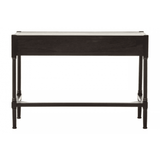 Lancaster Two Drawer Black Finish Desk