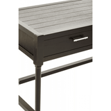 Lancaster Two Drawer Black Finish Desk