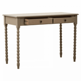Lancaster Two Drawer Grey Desk