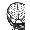 Montrose Black Natural Rattan Round Chair