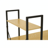 Marlow Light Yellow Desk With Shelves
