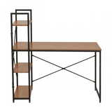 Marlow Red Pomelo Desk With Shelves