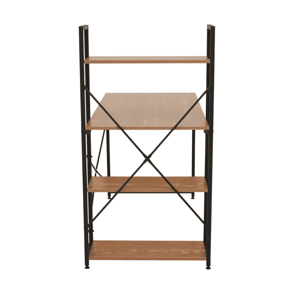 Marlow Red Pomelo Desk With Shelves