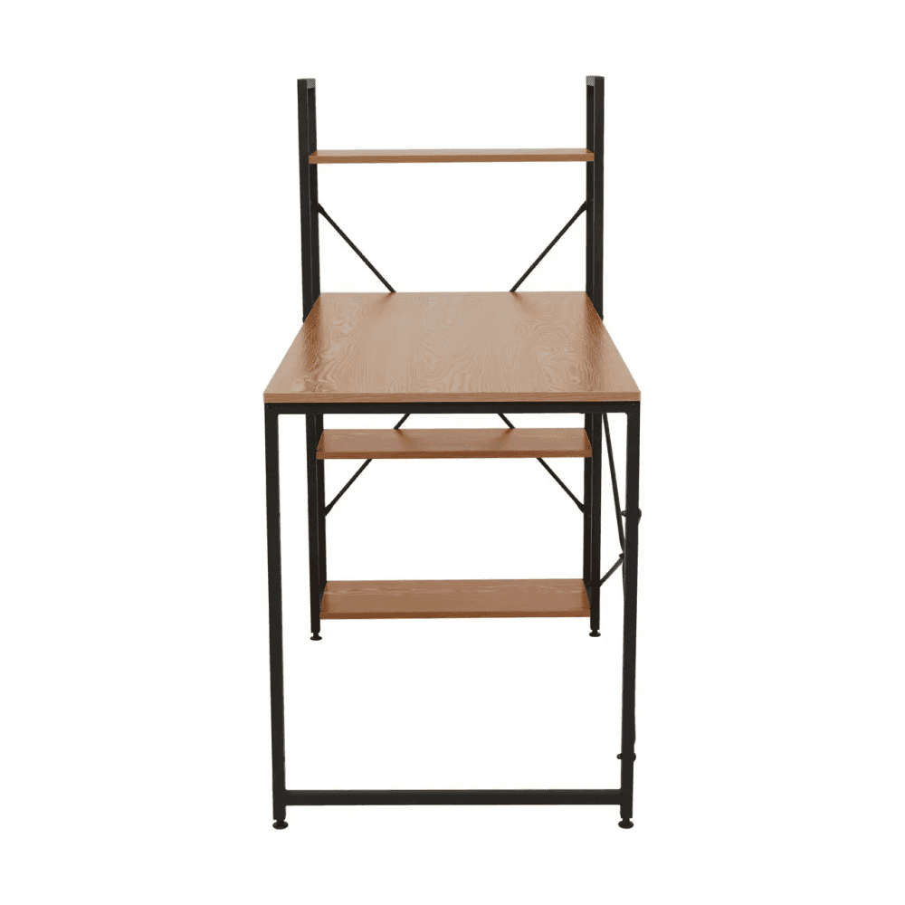 Marlow Red Pomelo Desk With Shelves