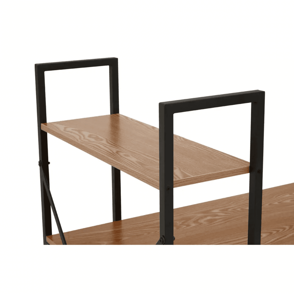 Marlow Red Pomelo Desk With Shelves