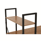 Marlow Red Pomelo Desk With Shelves