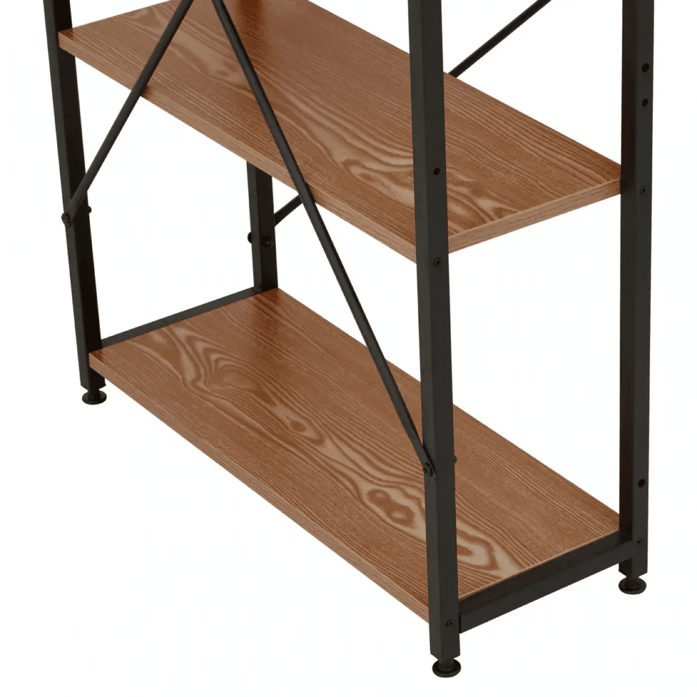 Marlow Red Pomelo Desk With Shelves