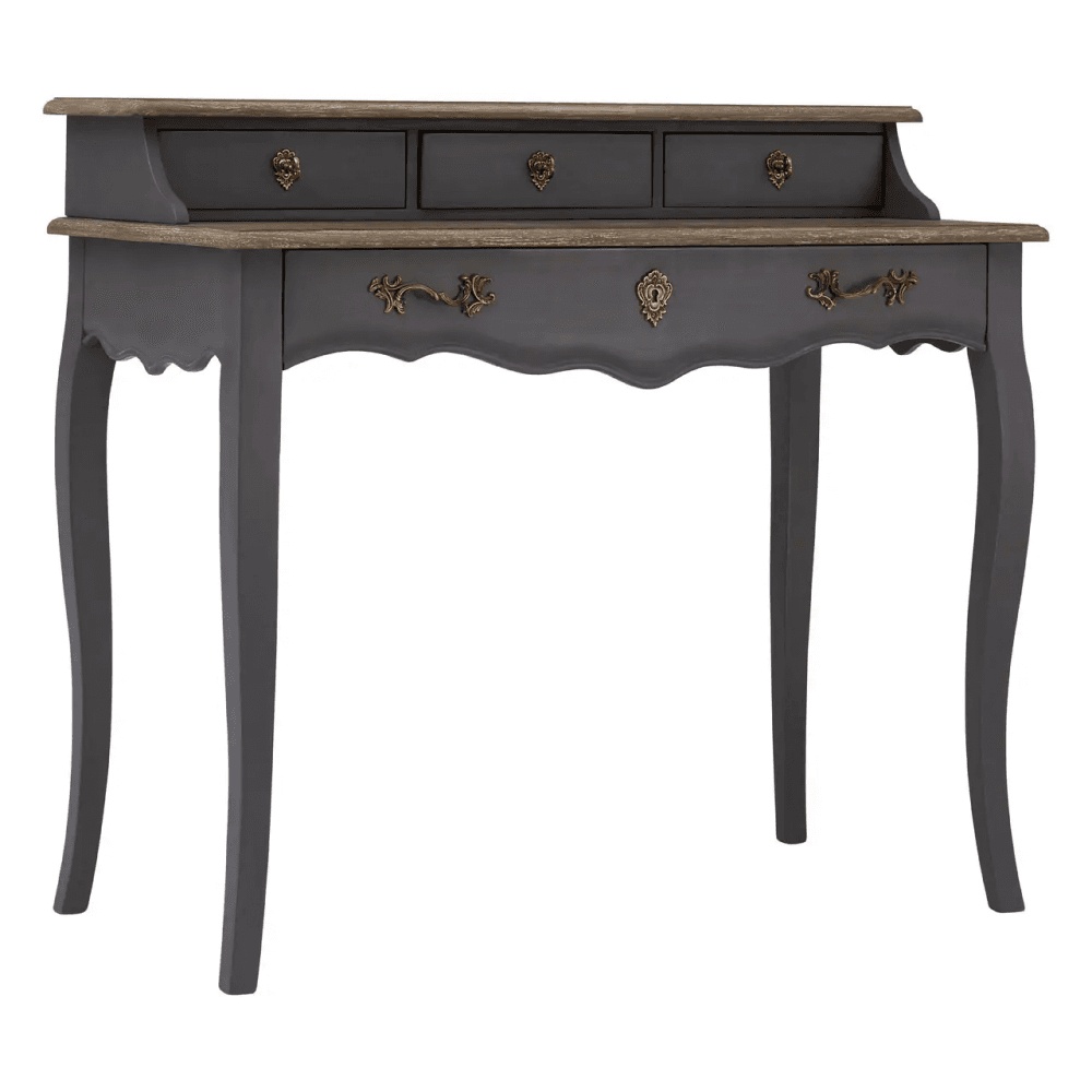 Arden Dark Grey Writing Desk