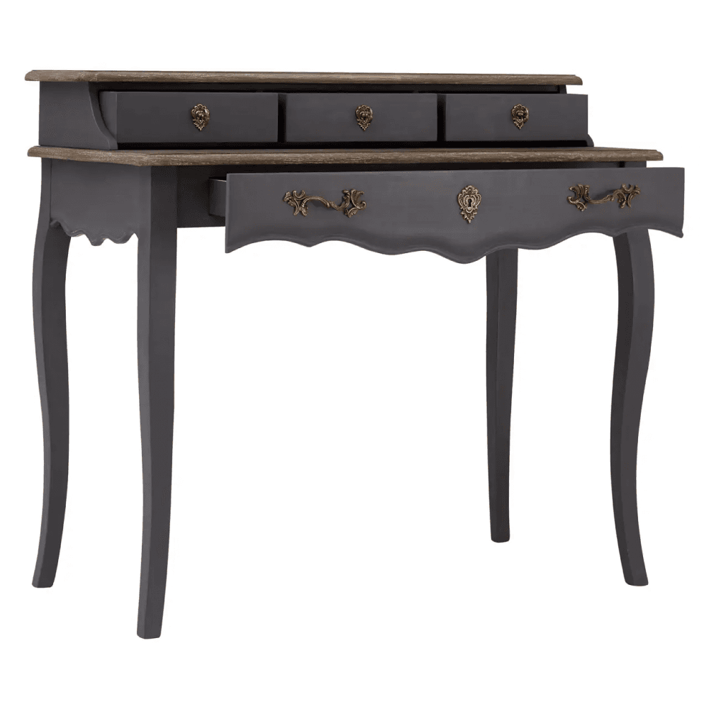 Arden Dark Grey Writing Desk