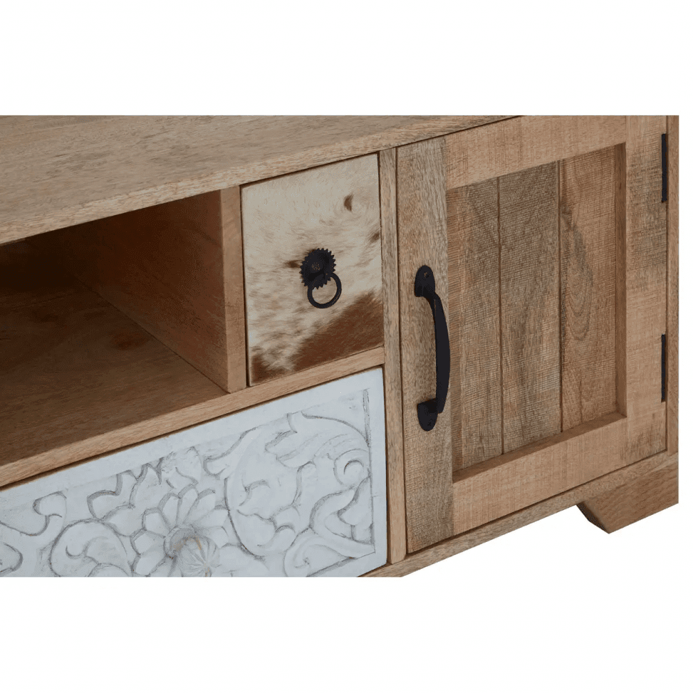 Alverna Mango Wood Media Unit
