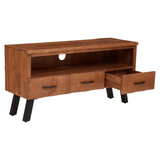 Arden Three Drawer Acacia Media Unit