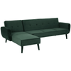 Amber 3 Seat Green Sofa Bed