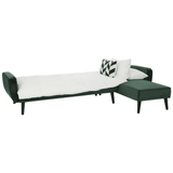 Amber 3 Seat Green Sofa Bed