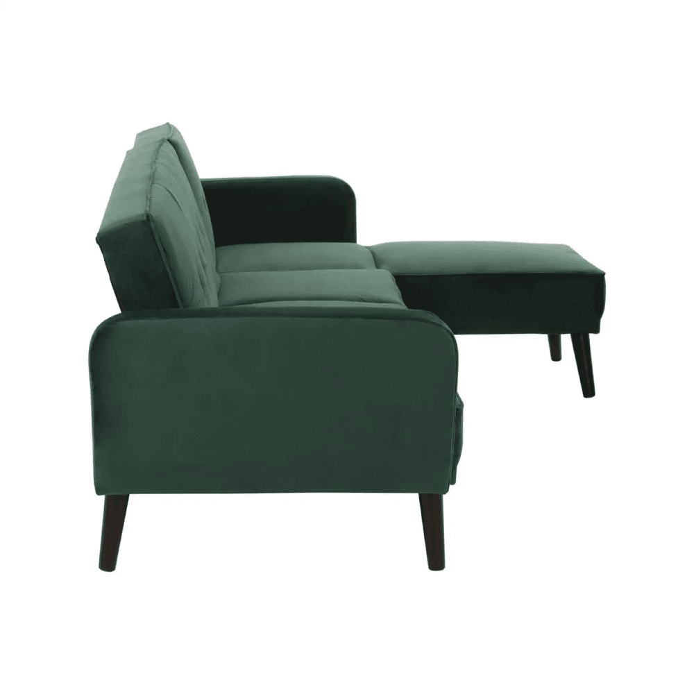 Amber 3 Seat Green Sofa Bed