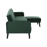 Amber 3 Seat Green Sofa Bed
