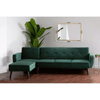 Amber 3 Seat Green Sofa Bed
