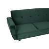 Amber 3 Seat Green Sofa Bed