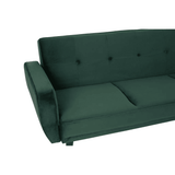Amber 3 Seat Green Sofa Bed