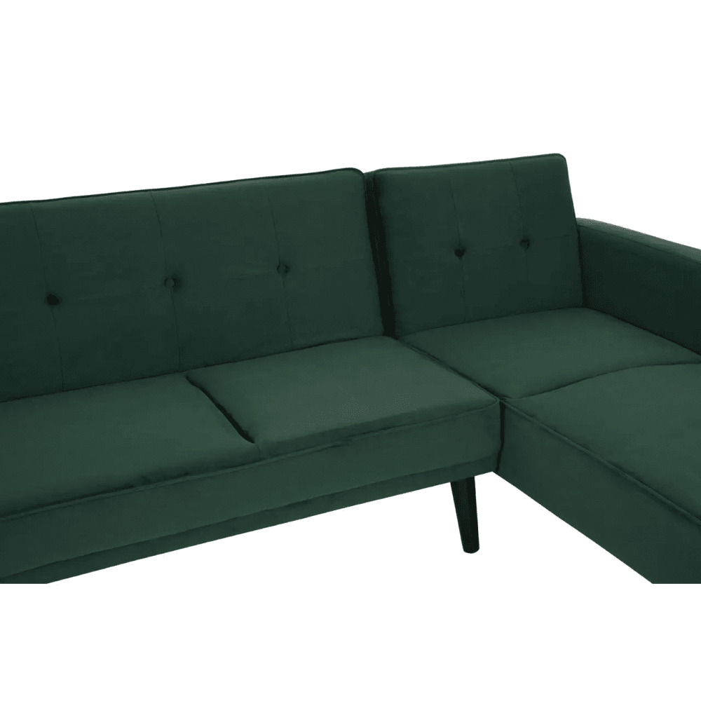 Amber 3 Seat Green Sofa Bed