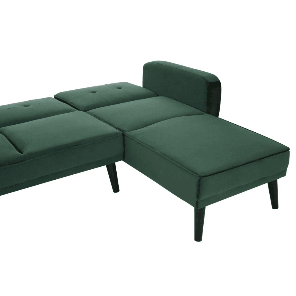 Amber 3 Seat Green Sofa Bed