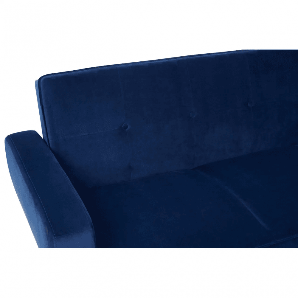 Amber 3 Seat Navy Sofa Bed