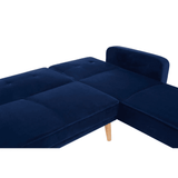 Amber 3 Seat Navy Sofa Bed