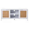 Astoria White Wood Media Unit