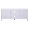 Astoria White Wood Media Unit