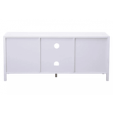 Astoria White Wood Media Unit