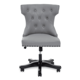 Aspen Grey Leather Effect Home Office Chair