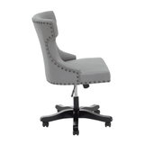 Aspen Grey Leather Effect Home Office Chair