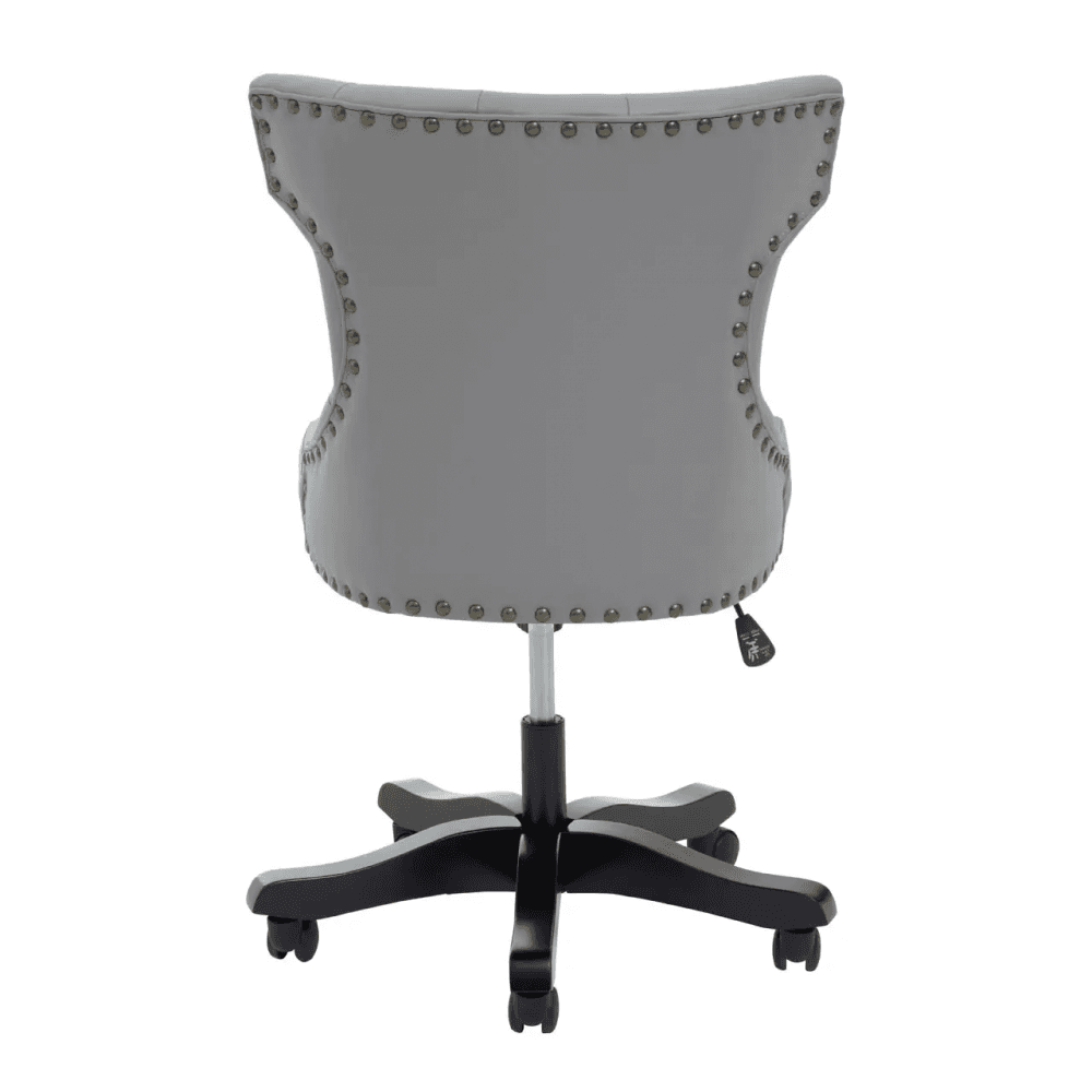 Aspen Grey Leather Effect Home Office Chair