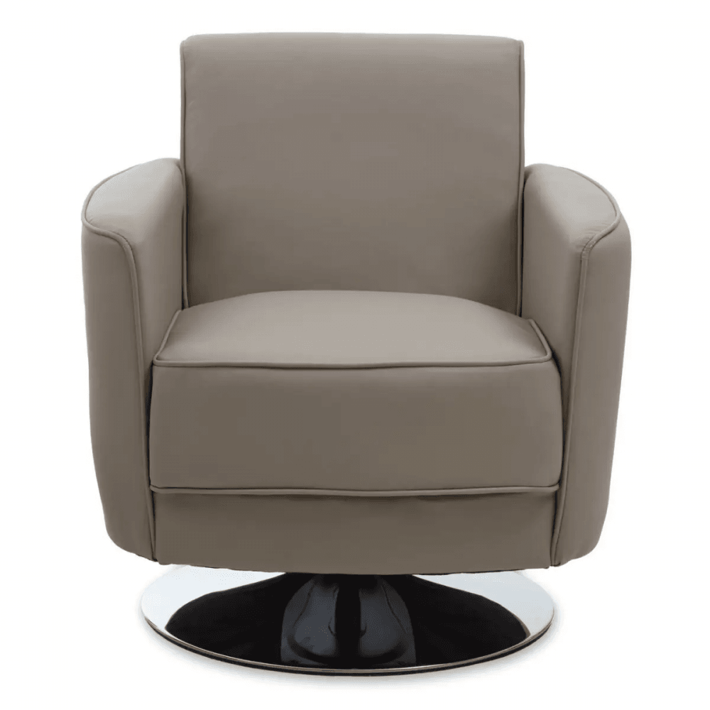 Kingsley Mink Leather Effect Chair