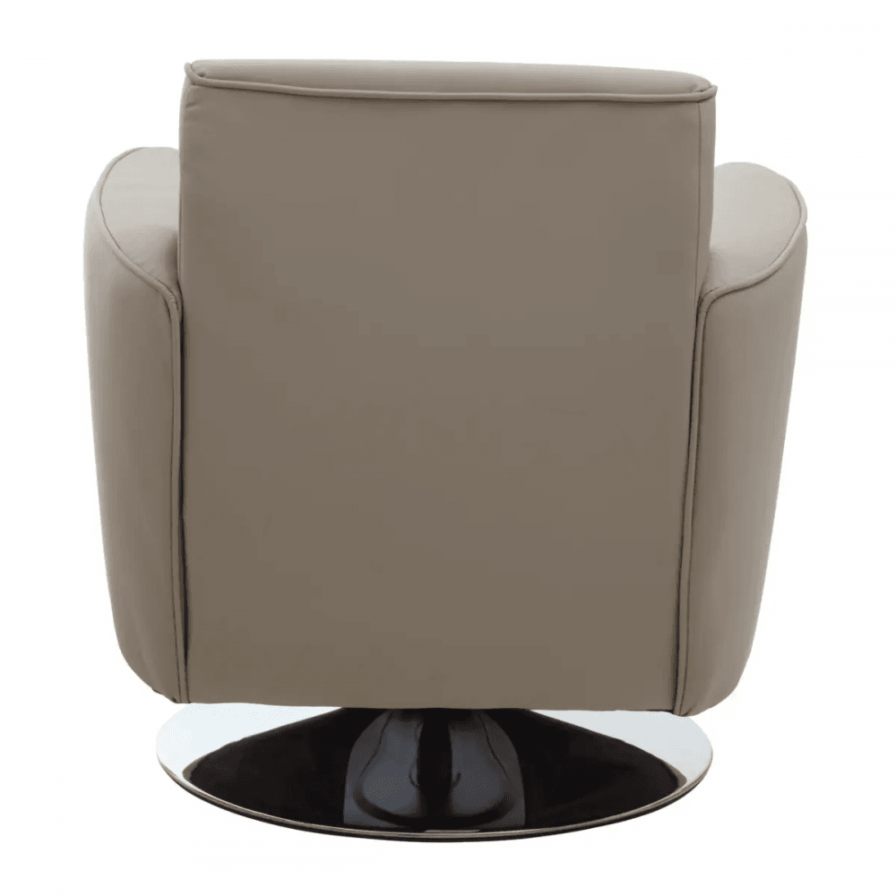 Kingsley Mink Leather Effect Chair
