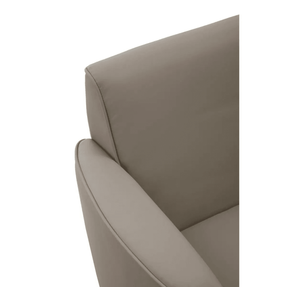 Kingsley Mink Leather Effect Chair
