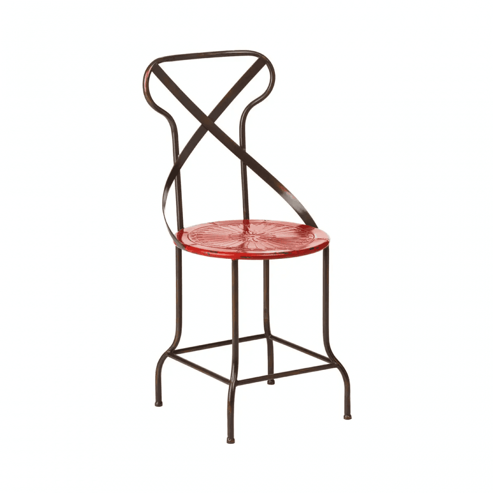 Craft Red Metal Chair