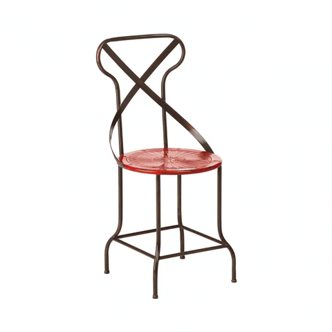 Craft Red Metal Chair