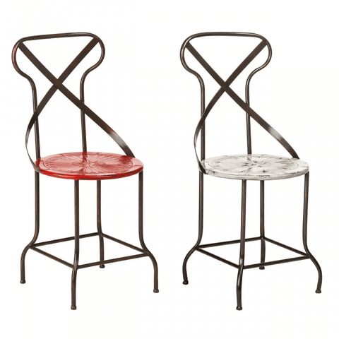 Craft Red Metal Chair