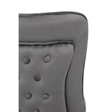 Belleview Button Back Grey Dining Chair