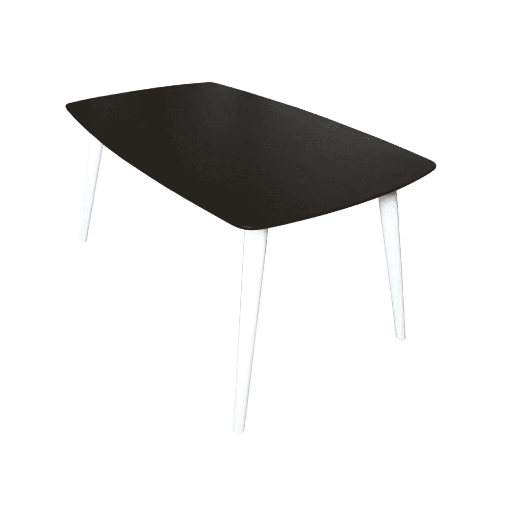 Cassian Black Ash Veneer Dining Table