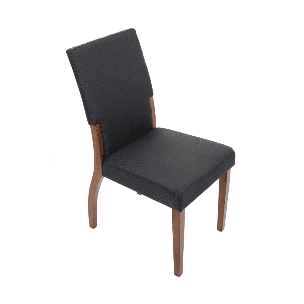 Cassian Charcoal Woven Mesh Dining Chair