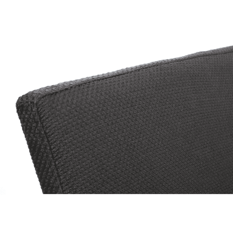 Cassian Charcoal Woven Mesh Dining Chair